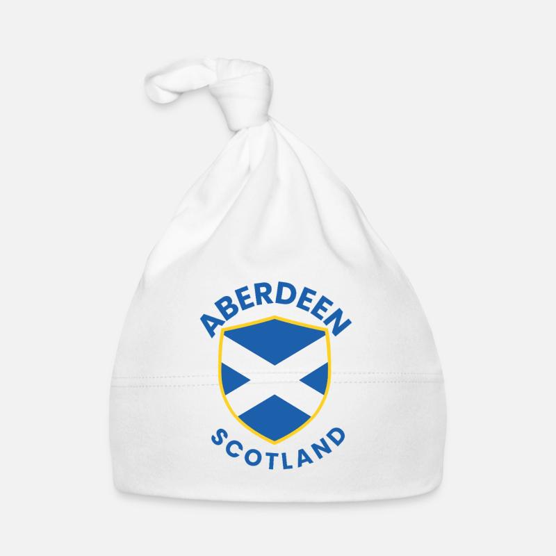 Aberdeen Scottish Shield Emblem Baby Bio-Mütze