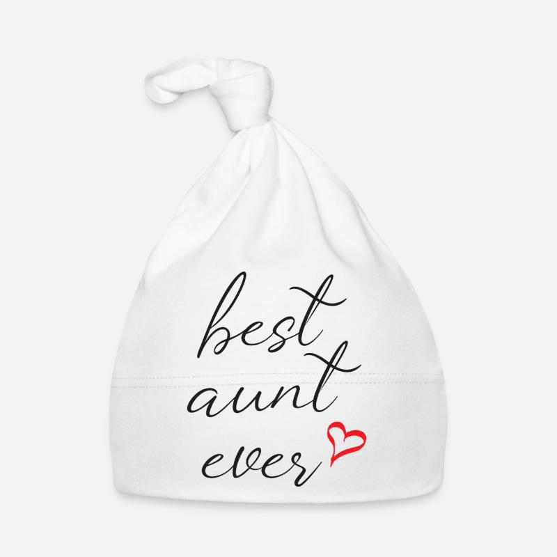 Best Aunt Ever Organic Baby Cap