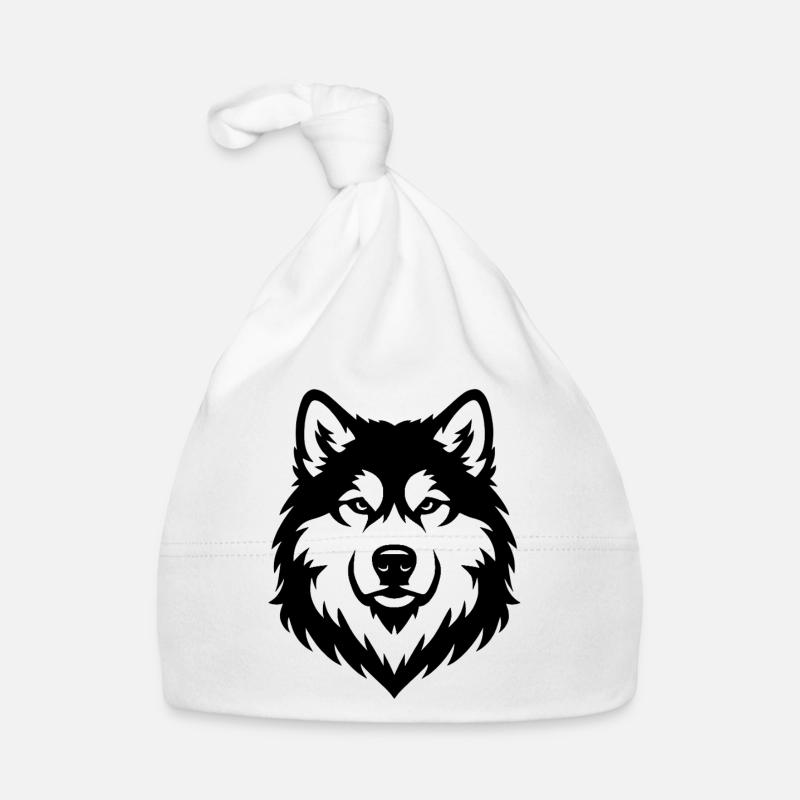 Schwaz malamute d’Alaska Bonnet bio Bébé