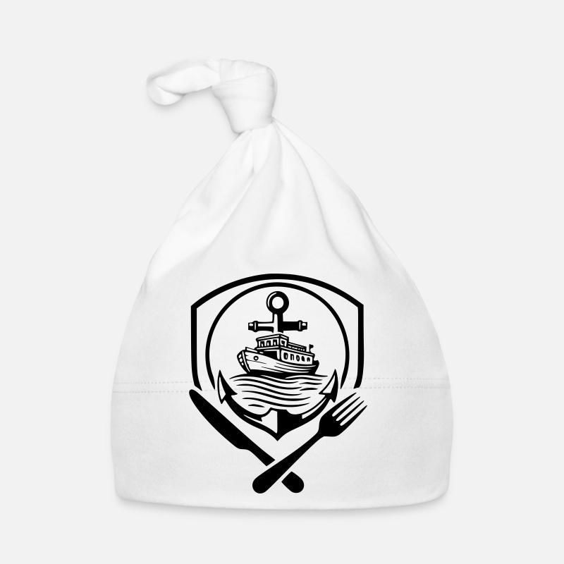 Restaurant Boatman-Logo Baby Bio-Mütze
