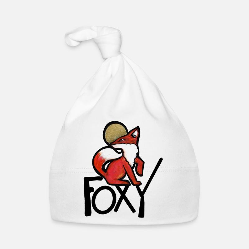 Renard Pourpre avec Auréole Or Bonnet bio Bébé