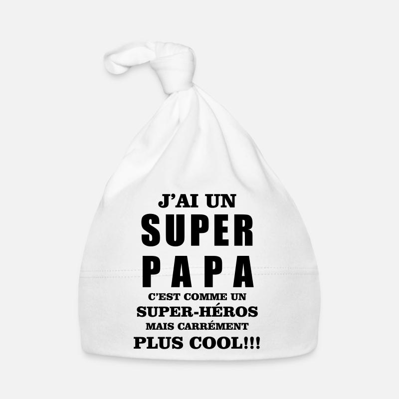 Super papa Bonnet bio Bébé