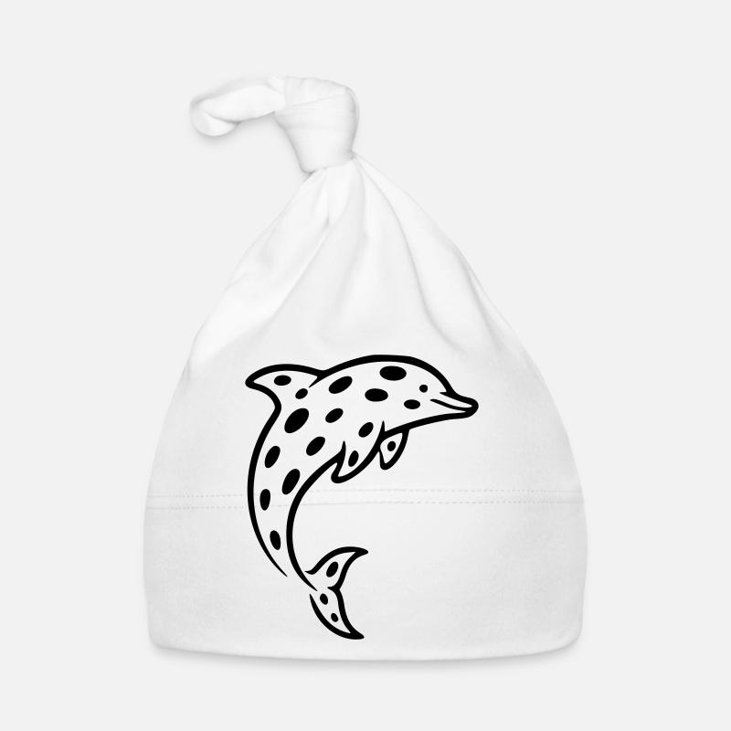 dolphin Organic Baby Cap
