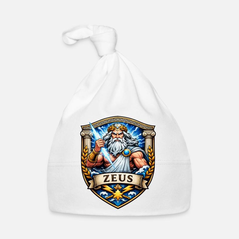 Zeus Thunderstorm Shield Organic Baby Cap