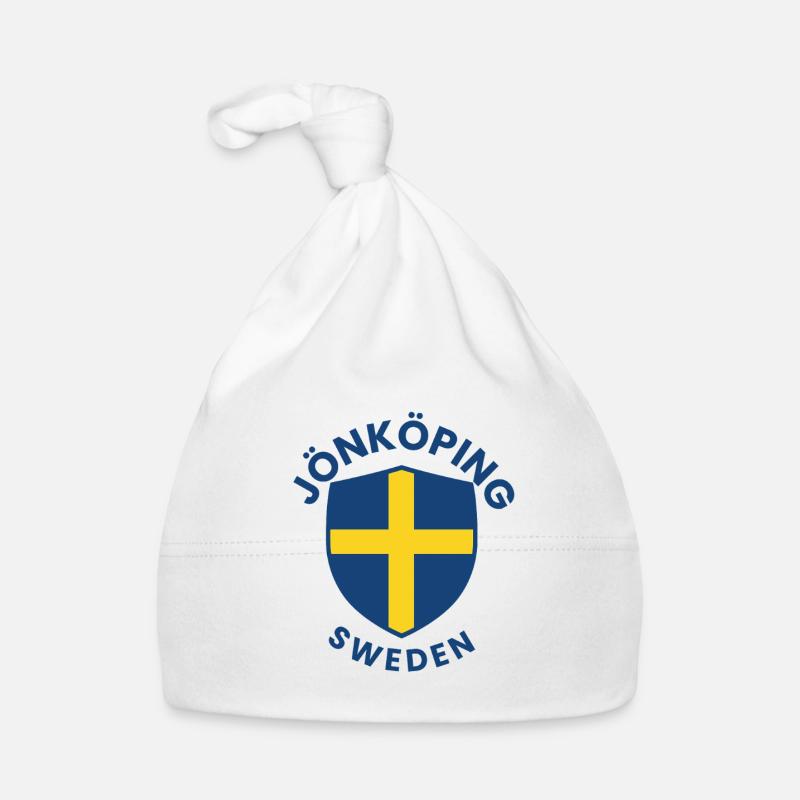 Jönköping Shield Swedish Cross Organic Baby Cap