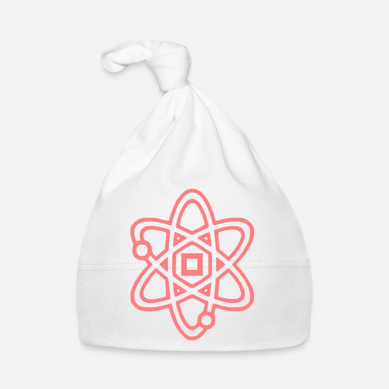Atom Symbol Physik Kern Baby Bio-Mütze