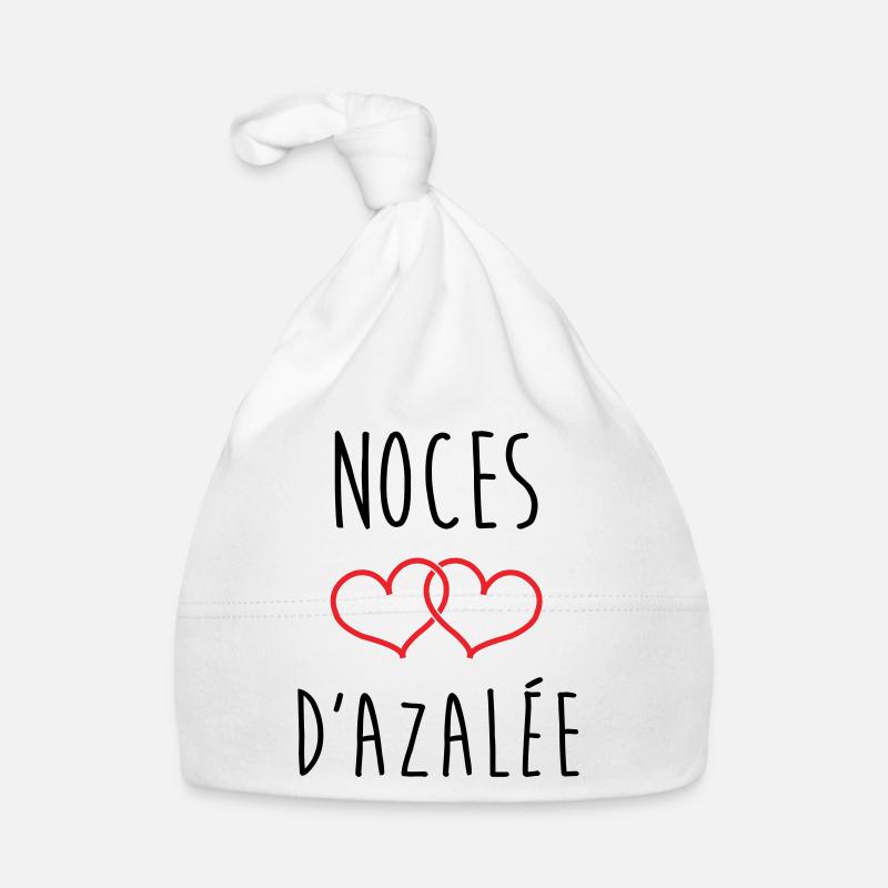 Noces d'Azalée 57 ans de mariage Bonnet bio Bébé