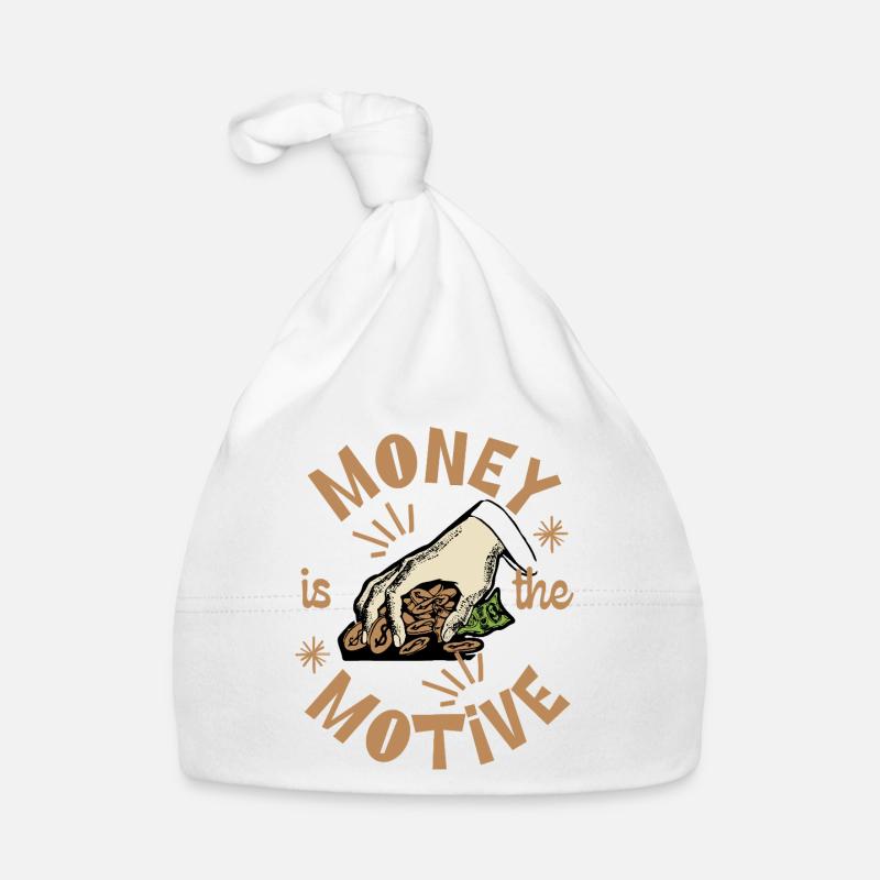 Geld ist das Motiv Baby Bio-Mütze