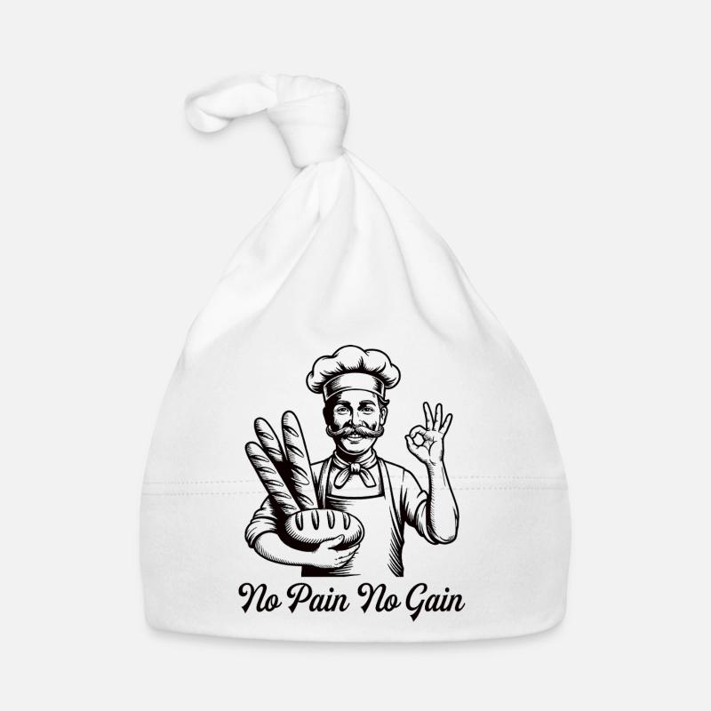 Brotbäckerei Humor Bäcker Baby Bio-Mütze