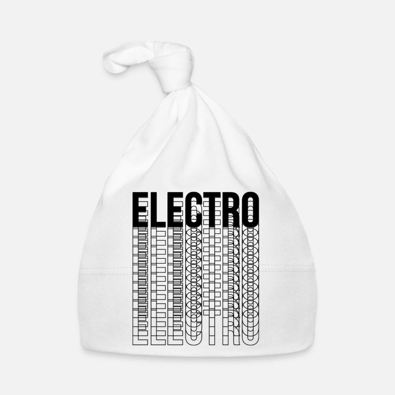 Conception de logo typographique de musique électro Bonnet bio Bébé