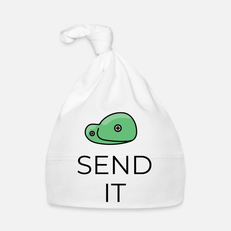 Send it - Boulder Design Organic Baby Cap
