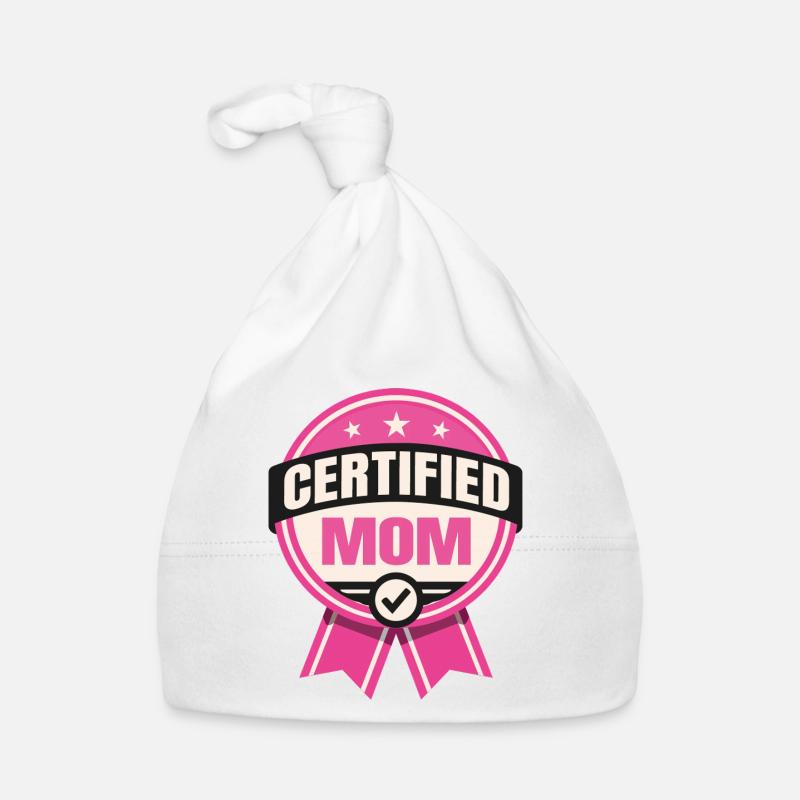 Certified Mom - Funny Father Design Organic Baby Cap