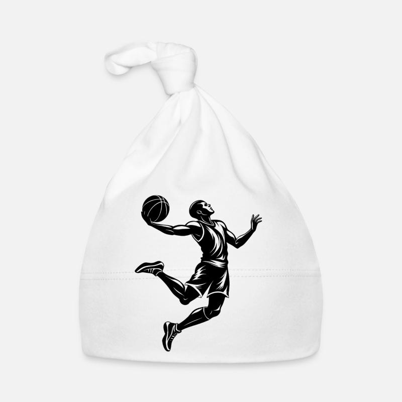 Basketball player Organic Baby Cap