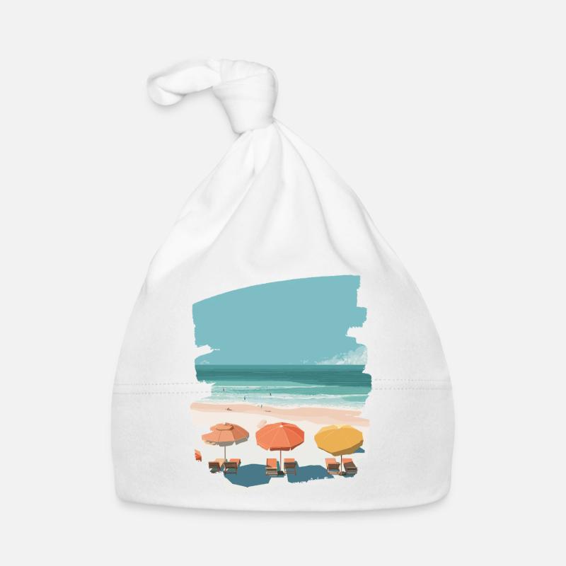 Palmiers de mer de plage Bonnet bio Bébé