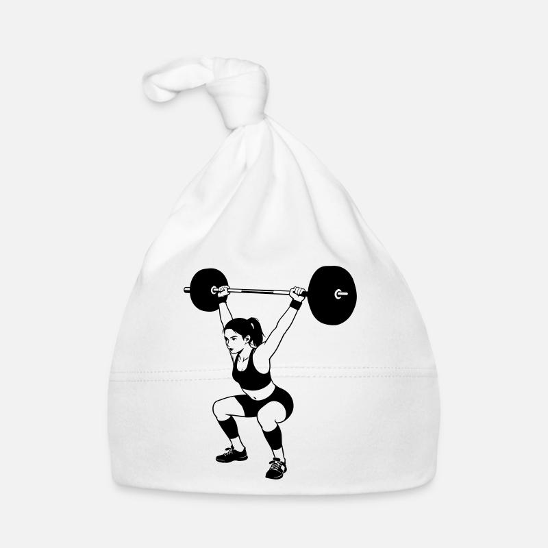 weightlifting Organic Baby Cap