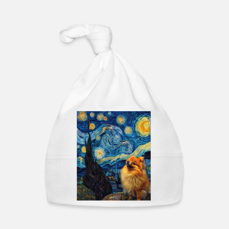 Zwergspitz Spitz Pomeranian Bonnet bio Bébé