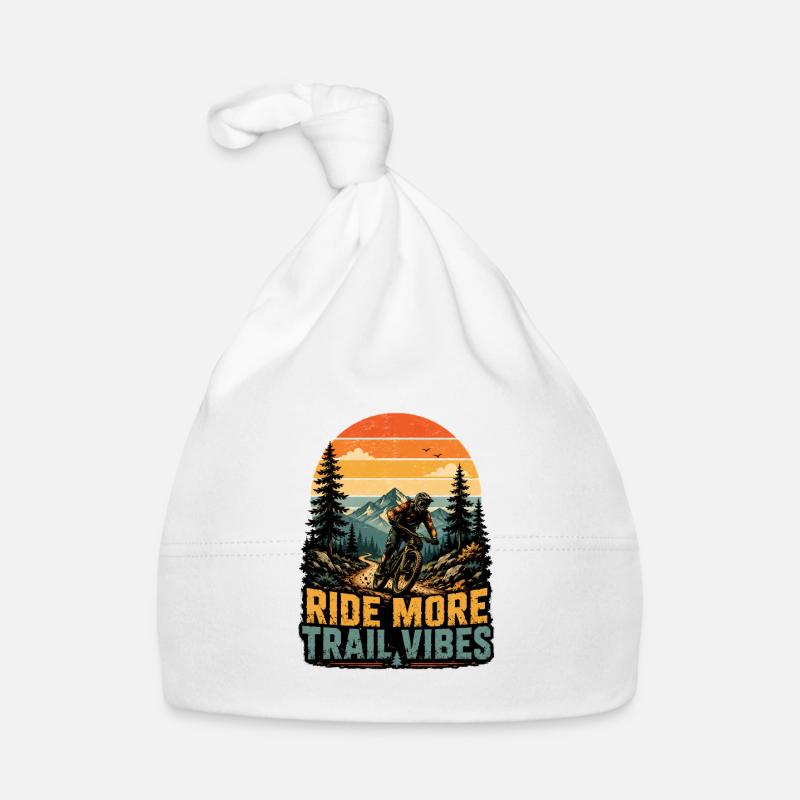 Ride More Trail Vibes Organic Baby Cap