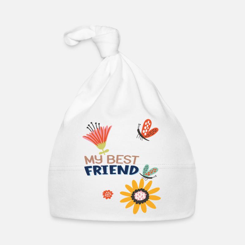 Beste Freunde Baby Bio-Mütze