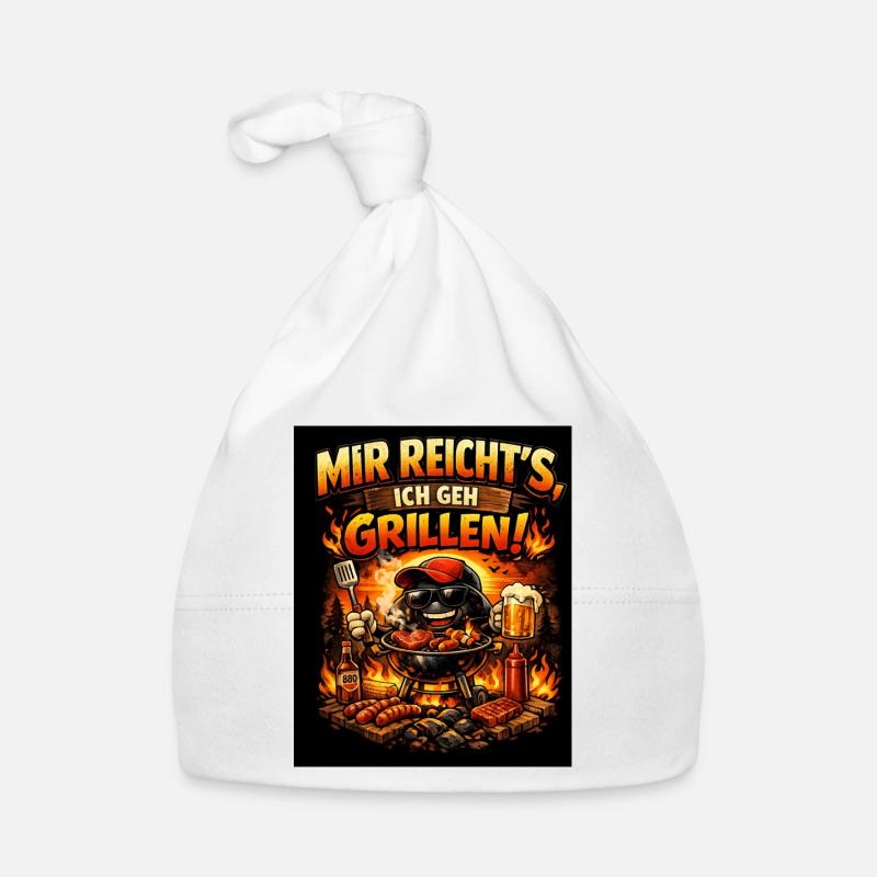 I've had enough, I'm going to have a barbecue Organic Baby Cap