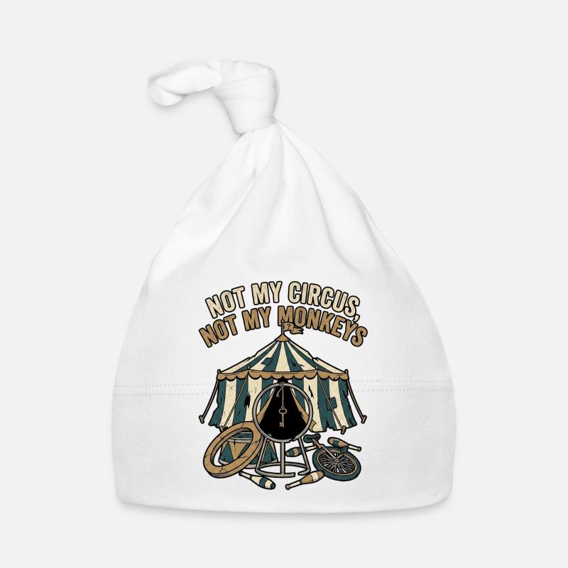 Pas mon cirque Bonnet bio Bébé