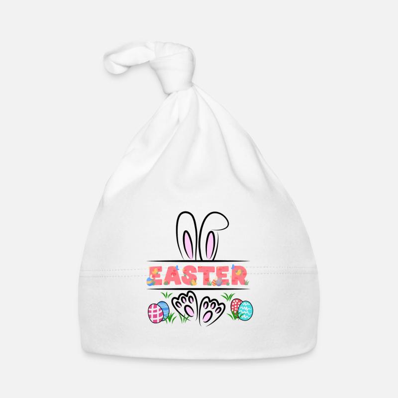 easter is here Organic Baby Cap