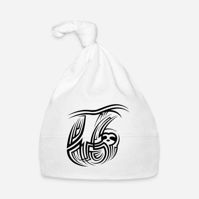 Faultier Tribal Tattoo Baby Bio-Mütze