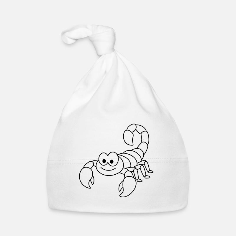 Scorpio Comic Animal Organic Baby Cap