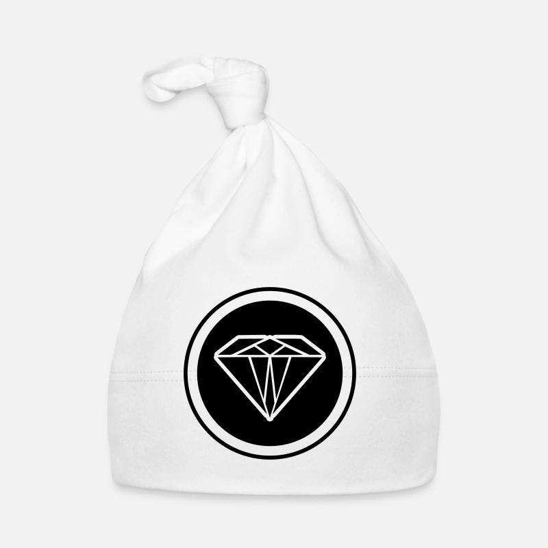 Symbole de diamant Bonnet bio Bébé