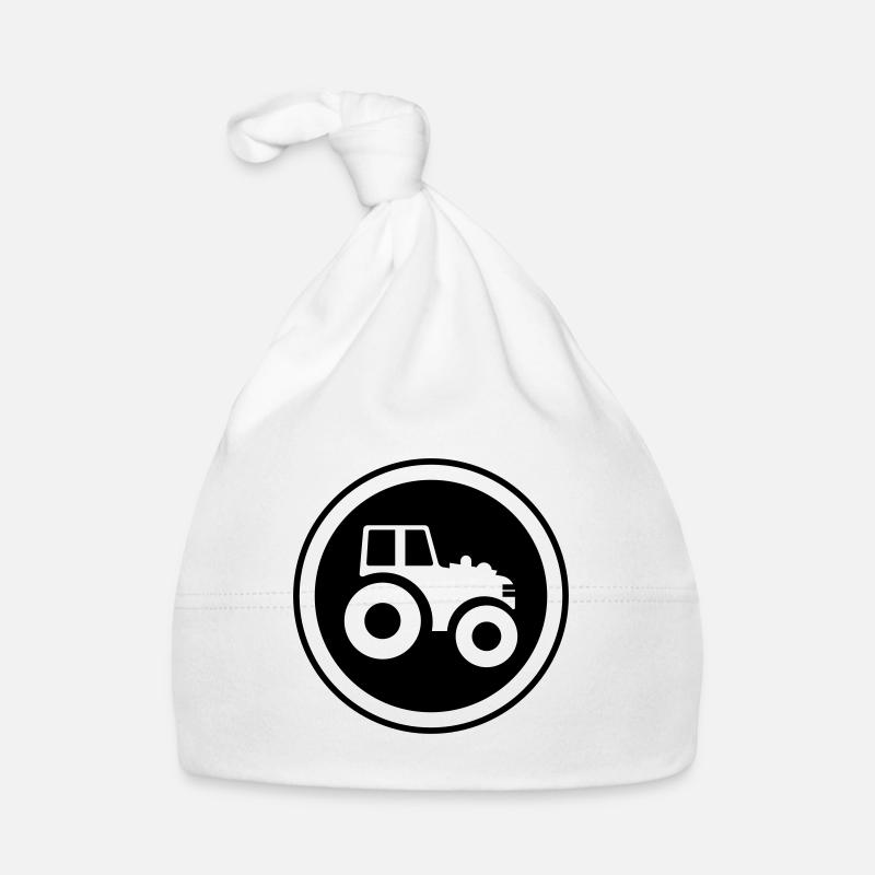 Traktor Symbol Baby Bio-Mütze