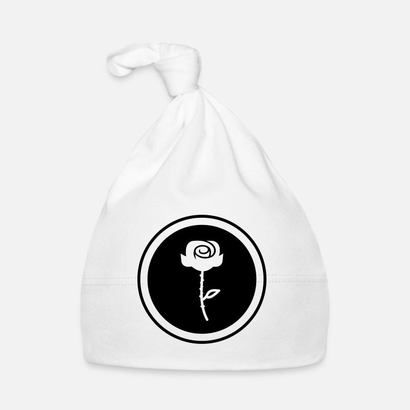 Symbole de la rose Bonnet bio Bébé