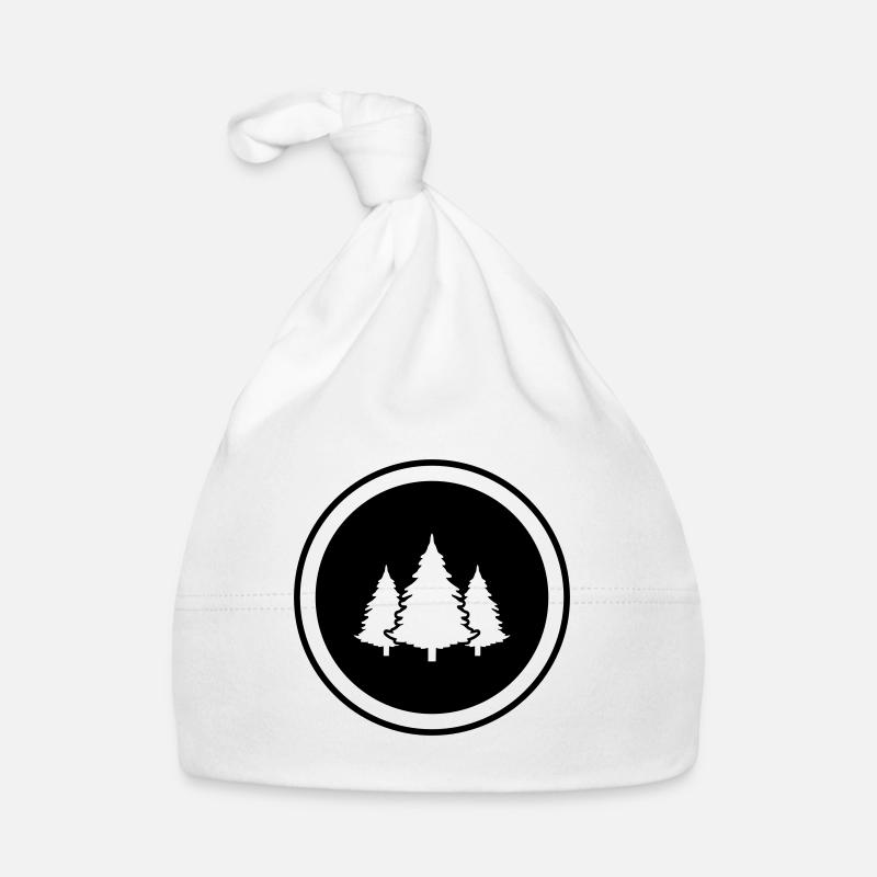 Tree Forest Fir Organic Baby Cap