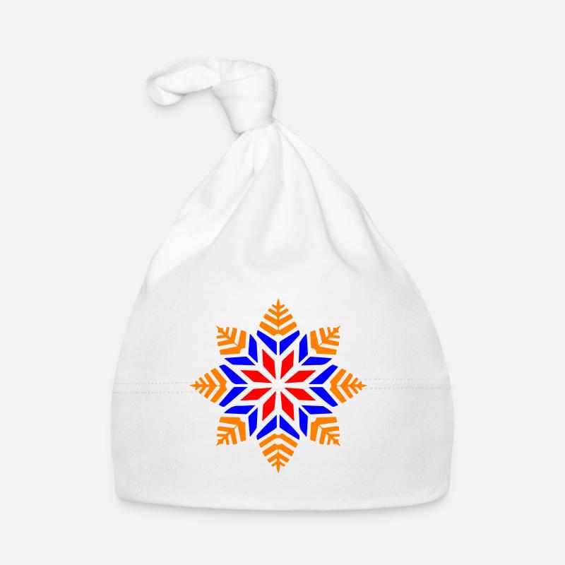 Flocon de neige d’hiver Bonnet bio Bébé