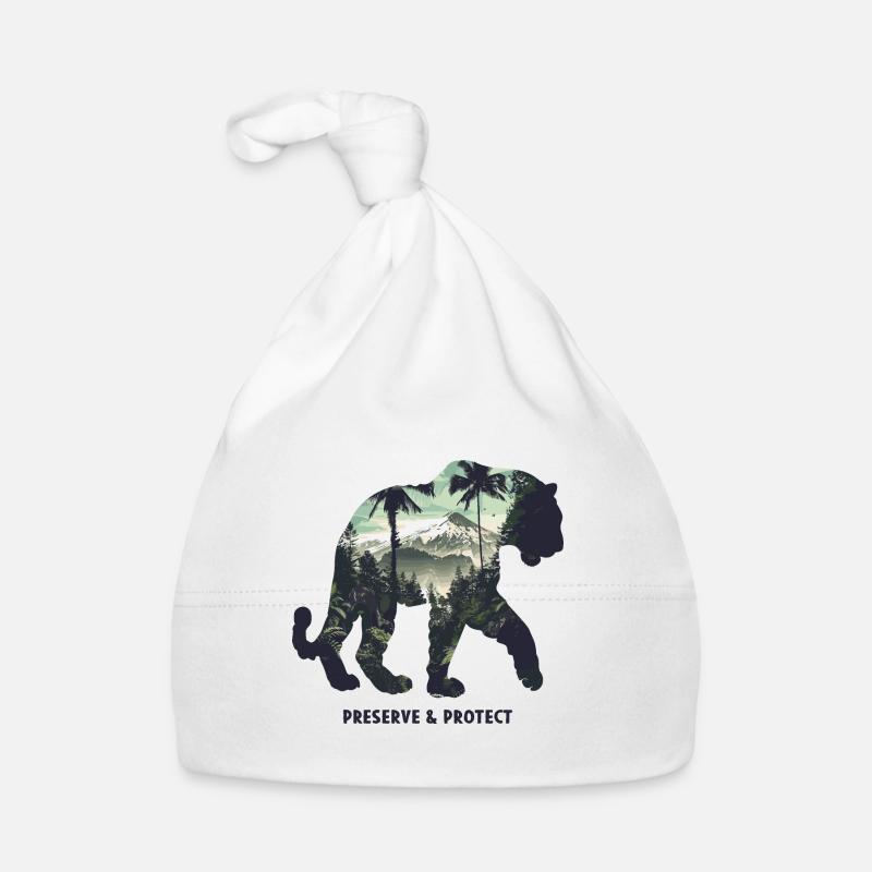 Préserver et protéger Wildcat Bonnet bio Bébé