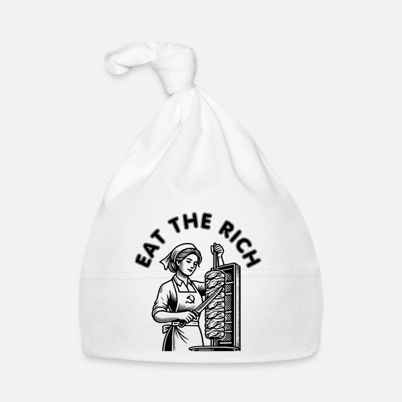 Eat the rich Baby Bio-Mütze