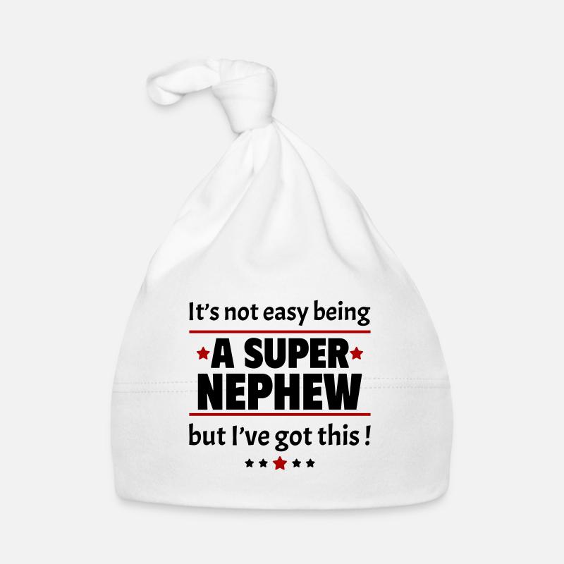 Not easy to be a super nephew Organic Baby Cap