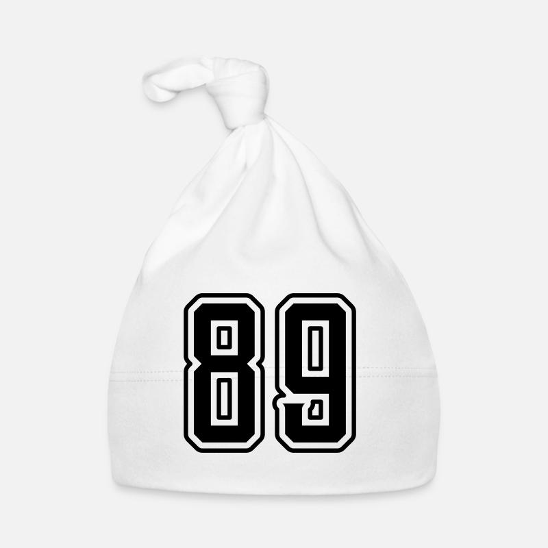 Symbole numérique 89 Bonnet bio Bébé