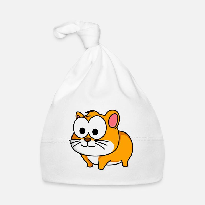 Hamster Comic Tier Baby Bio-Mütze