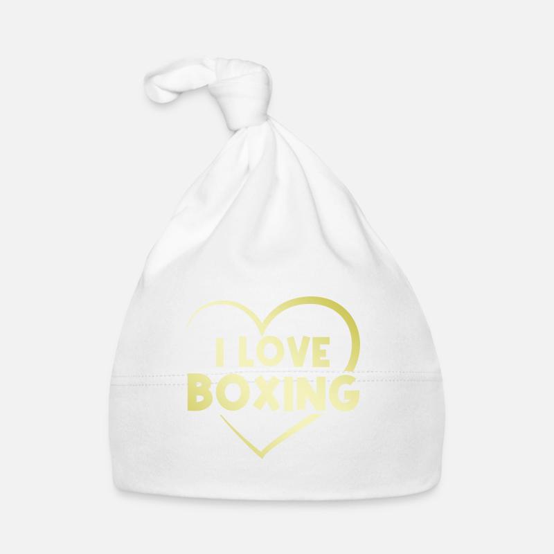 Ich liebe Boxen Baby Bio-Mütze