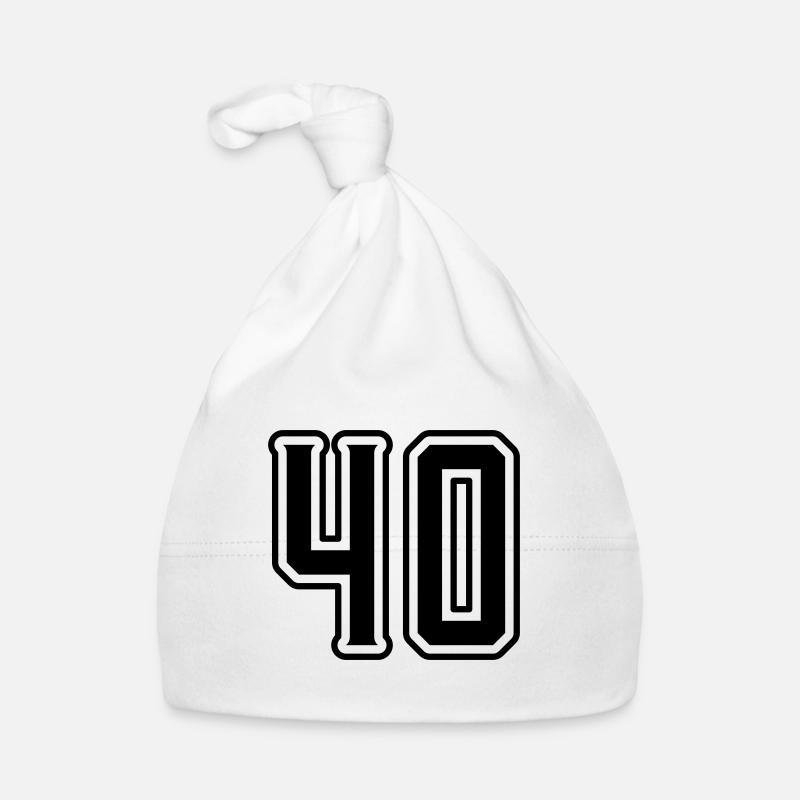 Symbole de 40 chiffres Bonnet bio Bébé