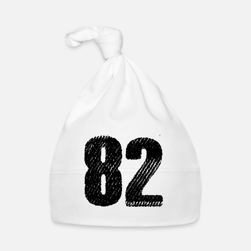 82 Zahl Trikot Baby Bio-Mütze