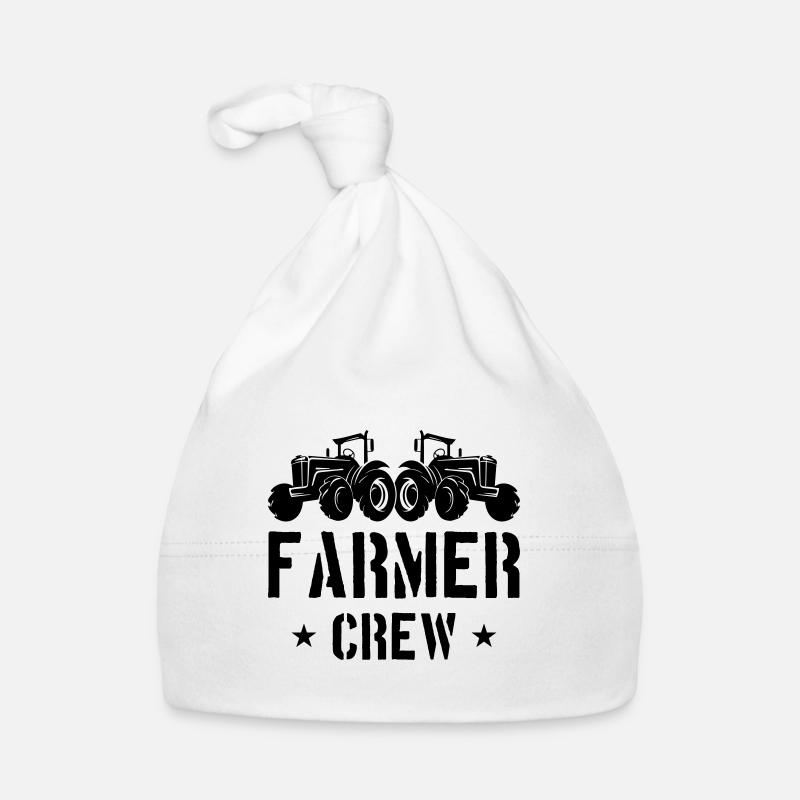 Farmer Crew Tractor Bauer Bonnet bio Bébé