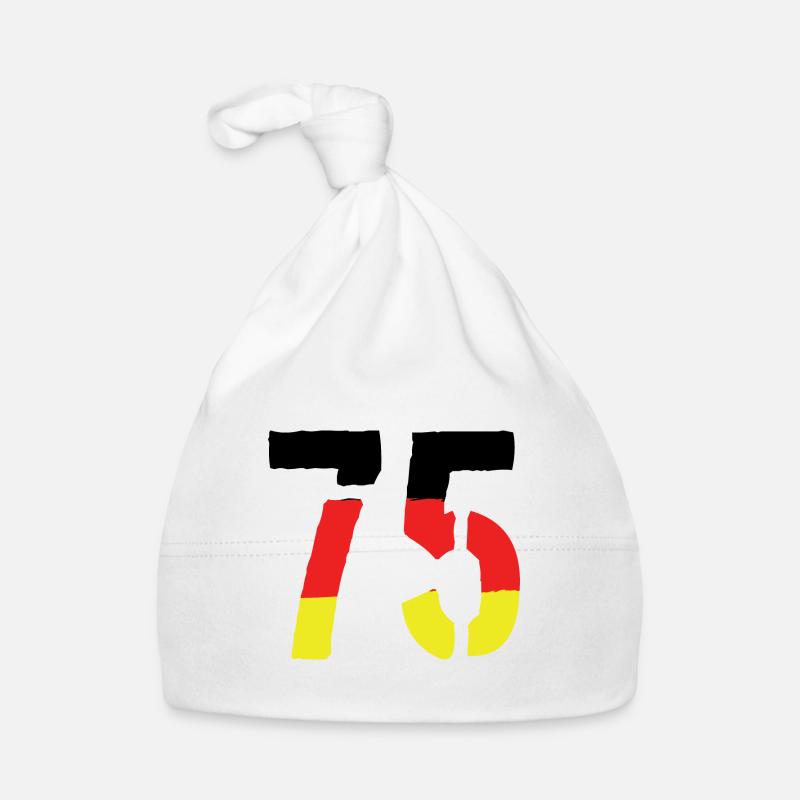 Symbole de numéro 75 Allemagne Bonnet bio Bébé