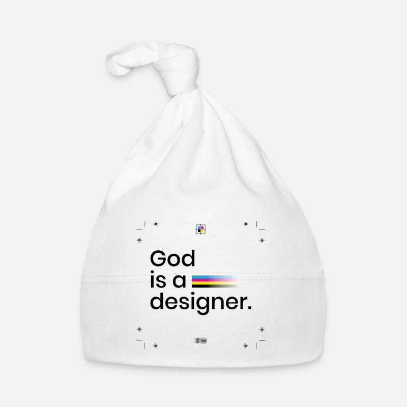 God is a designer Organic Baby Cap