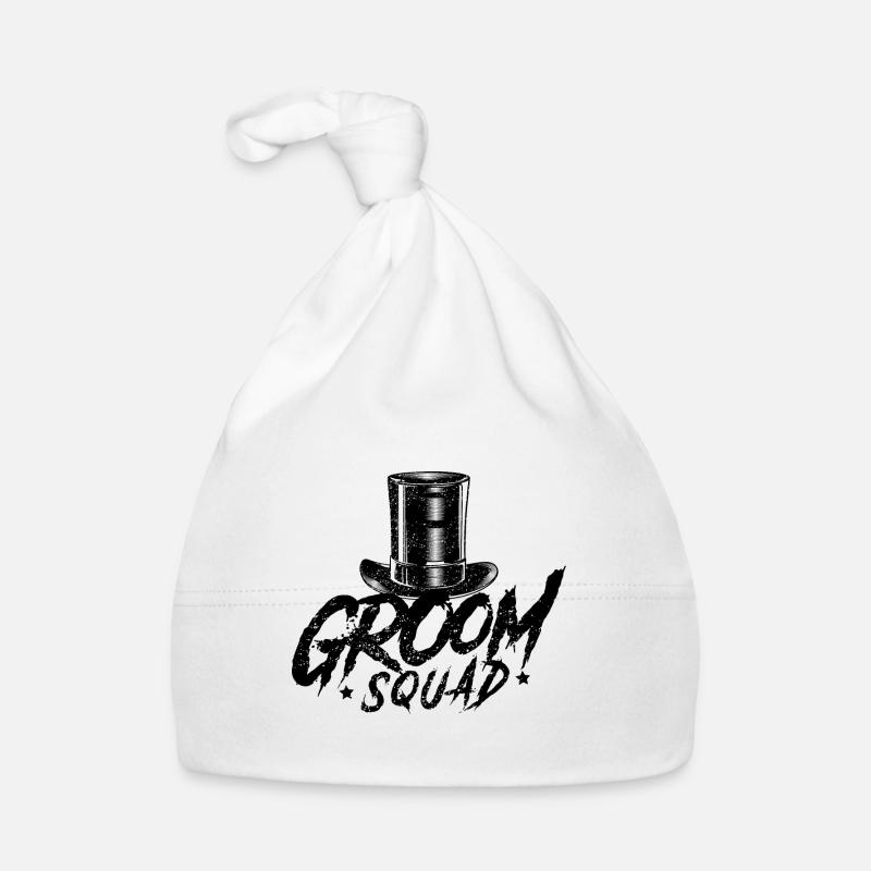 Groom Squad Bräutigam Bräu Bonnet bio Bébé