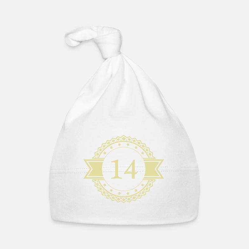 14 Emblème numérique Bonnet bio Bébé