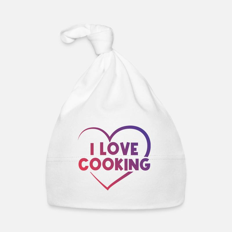 I love cooking Organic Baby Cap
