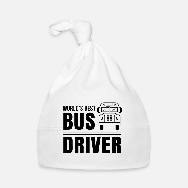 World's best bus driver profession bus driver bus Organic Baby Cap