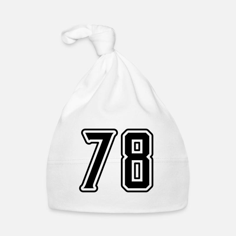 Symbole numérique 78 Bonnet bio Bébé