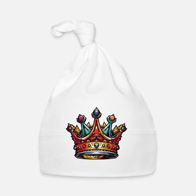 Majesté Couronne Roi Bonnet bio Bébé