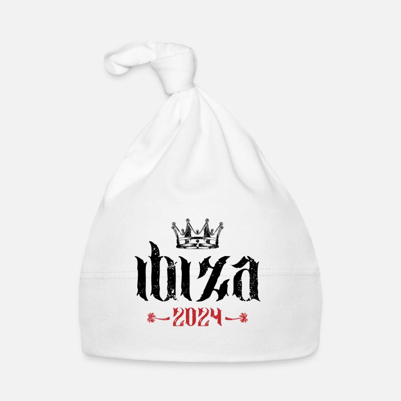 Ibiza 2024 Krone Urlaub Baby Bio-Mütze